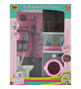 Oyuncak Banyo Seti Pembe