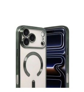 İphone 17 Pro Kross Magneticsafe Kapak - Koyu Yeşil