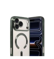 İphone 17 Pro Kross Magneticsafe Kapak - Koyu Yeşil