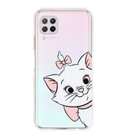 Huawei P40 Lite Uyumlu Marie Kedicik Desenli Şeffaf Telefon Kılıfı