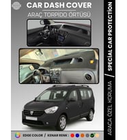 DACIA DOKKER (2012-2020) Torpido Örtüsü Ön Göğüs Koruma Torpido Koruma Çatlamayı Engeller Tam Uyum
