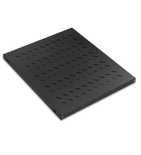 AGER Dikili Tip 19 1U D600mm için Sabit Siyah Raf Modülü AA-SBT60-A-S1