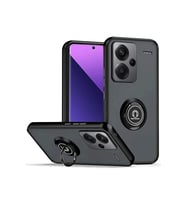 Redmi Note 13 Pro Plus Kılıf Montreal Yüzüklü Silikon Kapak - Siyah