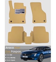 PEUGEOT 508 (2019-2025) Uyumlu EVA Paspas Tam Set–Araca Özel,Oto Paspas,Kolay Montaj