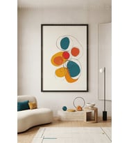 Minimalist Modern Sanat 1. Kalite Ahşap Çerçeveli Tablo