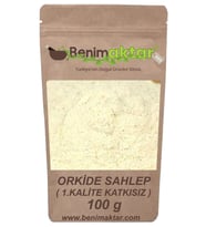 BenimAktar Toz Gerçek Salep Sahlep 1.Kalite 100 Gr