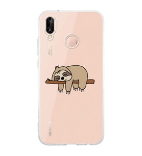 Huawei P20 Lite Uyumlu Baskılı Yumuşak Silikon Şeffaf Telefon Kılıfı