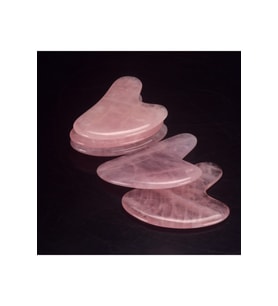 Kuvars Gua sha Yüz Vucut Masaj Taşı