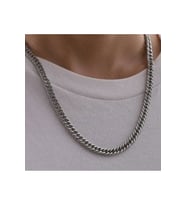Silver 55 CM Erkek Klasik Zincir Kolye