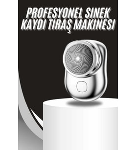 Kablosuz Tıraş Makinesi Günlük Hızlı Taşınabilir Şarjlı Yuvarlak Paslanmaz Çelik