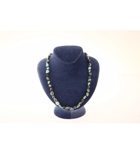 Larimar Natural Kesim Doğal Taş Kolye M234
