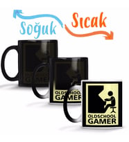 Oldschool Gamer Sihirli Kupa Bardak Porselen