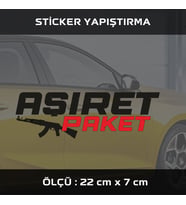 aşiret paket etiket sticker - 2 adet çıkartma araba motosiklet kask atv tablet pc buzdolabı otomobil bilgisayar uyumlu