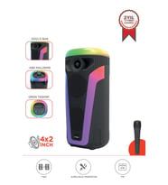 Torima D69 Siyah RGB Ledli Taşınabilir Bluetooth Hoparlör Parti Speaker