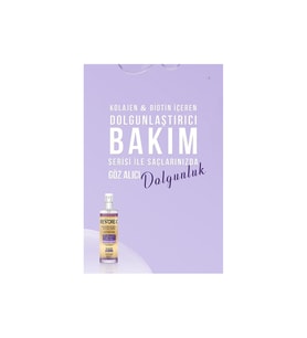 Restorex Dolgunlaştırıcı Sıvı Saç Kremi Kolajen & Biotin 200 Ml