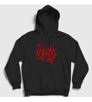 Presmono Unisex Siyah Logo V2 Dexter Kapüşonlu Sweatshirt 188800tt