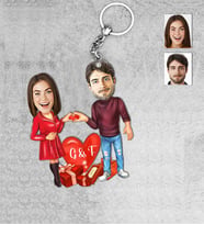 Kişiye Özel Sevgili Ahşap Anahtarlık-50