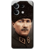 Xiaomi Redmi Note 13 Kılıf HD Desen Baskılı Kılıf - Başkomutan Atatürk