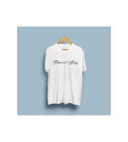 Oversize Forever And Always yazılı unisex T-shirt