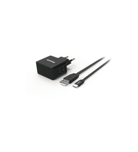 Philips DLP2502C Duvar Şarj Cihazı & Type-C Kablo, Siyah