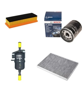 Bosch Filtre Bakım Seti Fiat Bravo Brava 1.6 Benzinli 103 Beygir 1998-2003 Hava + Yağ F + Yakıt F. + Polen Sion
