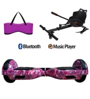 Citymate Elektrikli Kaykay Hoverboard Akıllı Denge 6.5 Inch + HoverKart + Çanta EXTREM PAKET D13