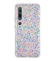 Xiaomi Mi Note 10 Uyumlu Kapak Hello Kitty Tasarımlı Şeffaf Silikon Kılıf
