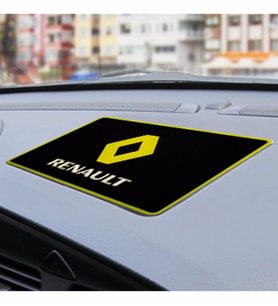 Renault Modus torpido üstü aksesuar araç markalı logo telefon anahtarlık tutucu