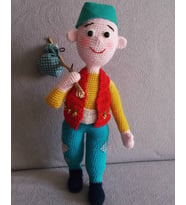 Keloğlan Amigurumi Organik Oyuncak