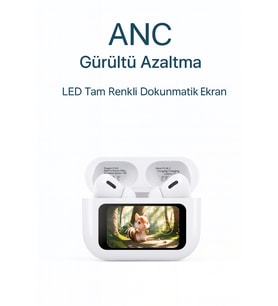 Orgiinal ANC Gürültü Engelleyici Ekranlı Kablosuz Kulaklık 32 Saat  Uzun Pil Ömrü