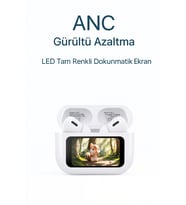 Orgiinal ANC Gürültü Engelleyici Ekranlı Kablosuz Kulaklık 32 Saat  Uzun Pil Ömrü