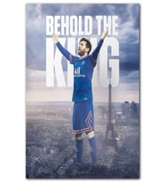 Cakatablo Lionel Messi PSG Afiş Görseli MDF Tablo