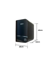 Su Arıtma Cihazı Ph8 Dahili 8 Litre Metal Tank Ve Lüsk Musluk (Siyah)