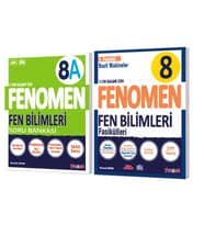 FENOMEN YAYINLARI 8. SINIF Fen Bilimleri A Soru Bankası + Fen Bilimleri 5. Fasikül (Basit Makineler)