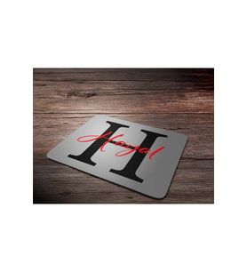 KİŞİYE ÖZEL H HARF BASKILI MOUSE PAD