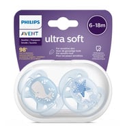 Mey İthalat® Ultra Soft Emzik 6-18 Ay Erkek