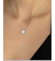 RÜZGAR GÜLÜ 925 AYAR SWAROVSKİ KOLYE