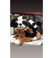 Sevimli Sesli Peluş Havlayan Köpek 35 Cm (Çok Renkli)