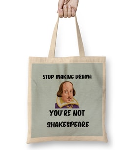 Sarcasm Funny Comment Quotes Gift - Sarcastic Women And Men Humorous Saying Bez Çanta Uzun Saplı