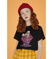 Harley Quinn Joker Baskılı Unisex Film Karakteri Çocuk Tişört (1-12 Yaş)