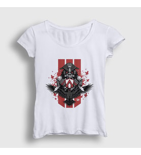 Presmono Kadın Beyaz Bloodhound Apex Legends T-Shirt 231839tt
