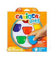 Nessiworld    Carioca Baby Teddy Crayons 6'lı