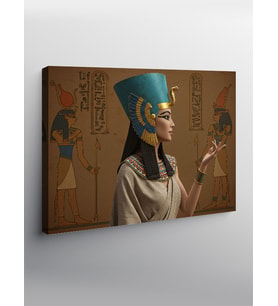 Kanvas Tablo Nefertiti Kraliçe Portresi