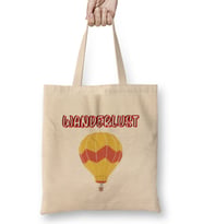 funny Travel gift design lover-Trippin Wanderlust Journey Adventurer Vacation Bez Çanta Uzun Saplı