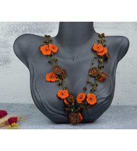 HANDMADE OYALI DOĞAL TAŞ KOLYE