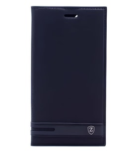 Galaxy S6 Kılıf Elite Suni Deri Kapaklı Kılıf (Siyah)