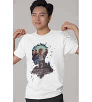 Tasarım Stranger Things Dizi Baskılı Unisex Oversize Tişört