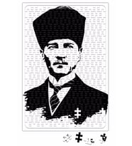 Mustafa Kemal Atatürk Puzzle 240 Parça Yapboz