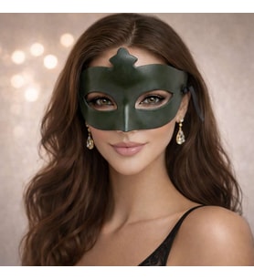 Haki Yeşil Masquerade Maskesi
