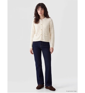 LCW Jeans İndigo Petite Flare Kadın Jean Pantolon